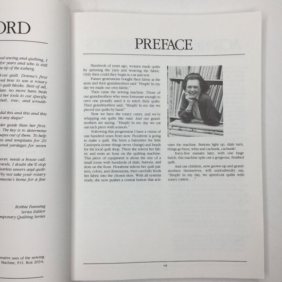 Quilter's Guide Rotary Cutting Quilting Book Patchwork Poster Fanning Patterns - Picture 4 of 16